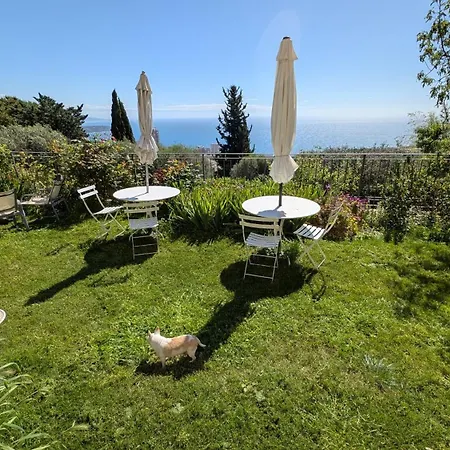 Le Mas D'Angeline - Vue Mer Jardin Commun Parking Voiture Obligatoire 10Min Voiture Monaco Route Etroite Pente Raide Croisement Limite Voir Photos - Sea View Shared Garden Parking Car Mandatory 10Min Car Monaco Narrow Steep Road Limited Passing See P Apartment